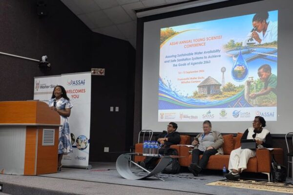 Prof Maurine Musie giving the opening remarks at the Annual Young Scientists Conference 2026